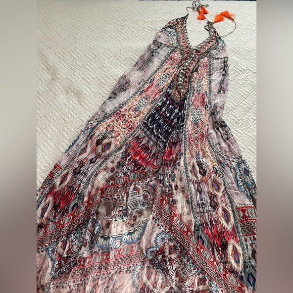 La Moda Bohemian Multicolor Maxi Dress - Picture 1 of 4